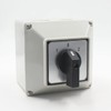 1Pcs Universal Changeover Selector Switch, with Waterproof Box, 3 Positions