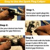 BEALIFE Car Spark Plug Gap Tool Engine Spark Plug Caliper