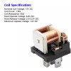 Gebildet 12V 40A 4-Pin Relay JD1912 With Heavy Duty 16AWG
