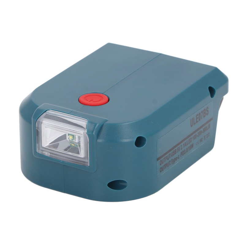 Battery Adapter with 18W PD3.0 Type C and 5V 2.1A
