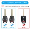 MILD EAST for Honda Key Fob Cover with Keychain, Car