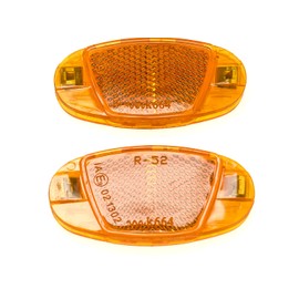 Bicycle Reflectors Set Front Rear Reflector Cat's Eye Spotlight Bell