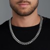 Cuban Link Chain (Silver) - 12mm - Length: 24"
