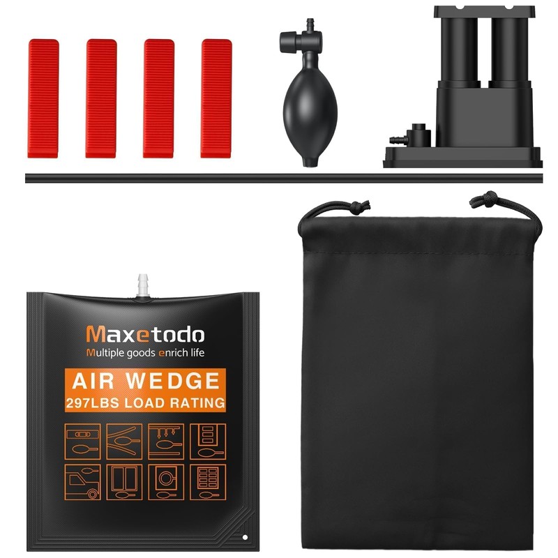 Maxetodo 1 x Air Cushion Set with Foot Pump