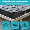 Chiligent 4 Pcs Gutter Valley Splash Guards, Aluminum Roofing Gutter