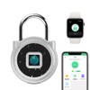Padlock for Locker with Fingerprint Mobile App Weatherproof Padlock with