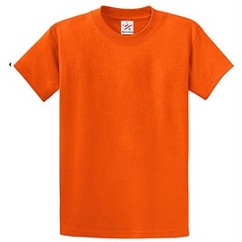 Star and Stripes Plain Orange T Shirt Unisex Tshirts Orange Medium 100% Rich Soft Cotton T Shirt