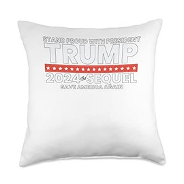 Trump 2024 The Return - Make Liberals Cry Again Kingmaker Throw Pillow