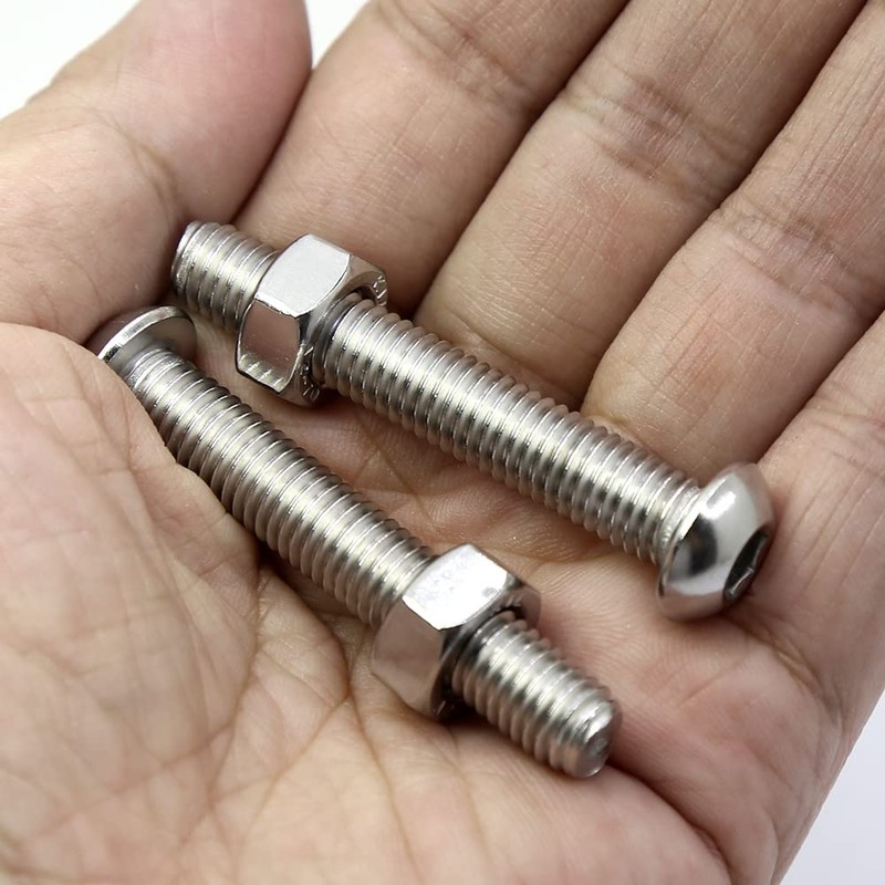 (10 sets) M8-1.25 x 40 mm Hex Socket Screws and
