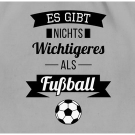 Shirtracer - Gym Bag Backpack - Football Euro 2024 - There Is Nothing More Important Than Football, 2 Light Grey