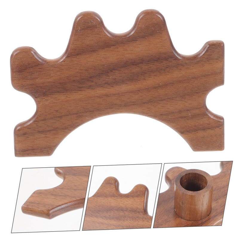 Mipcase Wooden Pool Cue Bridge Stand Portable Billiard Cue Holder