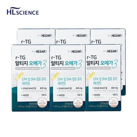 HL LAB Supercritical RTG Omega-3 30 Capsules 6 Boxes (6-Month Supply) / HL LAB 초임계 알티지 오메가3 30캡슐 6박스 (6개월분)