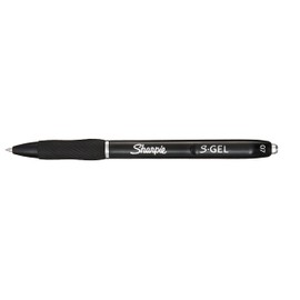 Sharpie S-Gel, Gel Pens, Medium Point (0.7mm), Black Gel Ink Pens, 8 Count