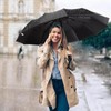 ACESOME 12 Ribs Automatic Umbrella Windproof Strong,Reinforced Windproof Umbrella, Portable