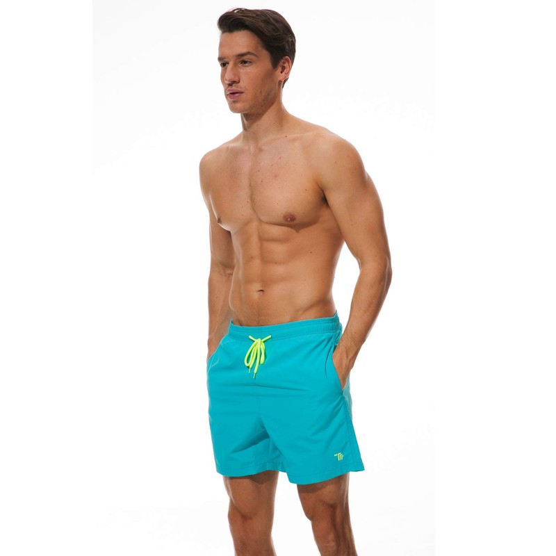 YSENTO Swimwear, Men's Surf Pants, Plain, Amphibious, Ocean Pants, Half