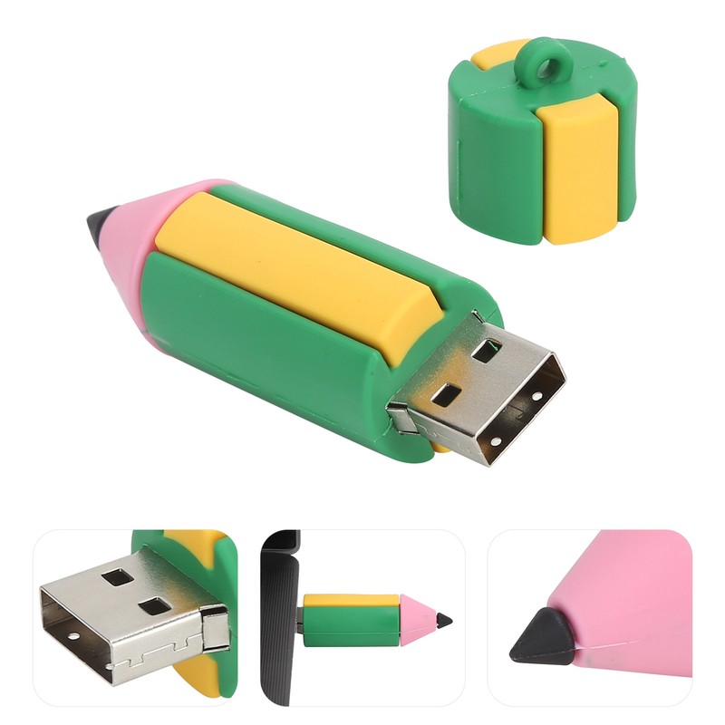 Flash Drive USB U Disk Pencil Model Memory Stick Mobile