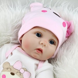 PYD Realistic Reborn Baby Dolls Handmade Vinyl Silicone Bebe Lifelike Newborn Girl