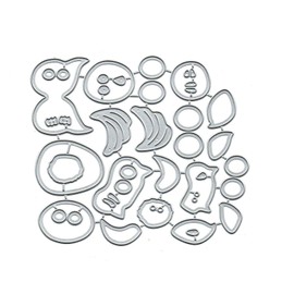 Christmas Animal Owl Metal Die Cuts,Animal Cat Hat Cutting Dies Cut Stencils DIY Scrapbooking Decorative Embossing Paper Scrapbooking Card Making