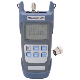 Hilitand Fiber Light Attenuation Tester Handheld Rechargeable Optical Power Meter for Maintenance