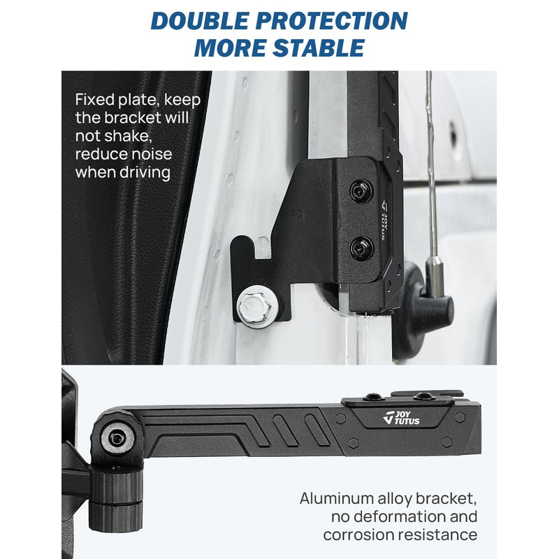 JOYTUTUS Mirrors Doors Off Compatible with Wrangler JK JL Gladiator