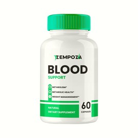 Zempoza Blood Support Capsules Natural Dietary Supplement - 60 Capsules