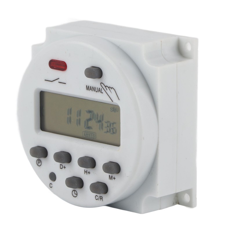 LCD Digital Programmable Control Power Timer Switch Time Relay (220VAC)