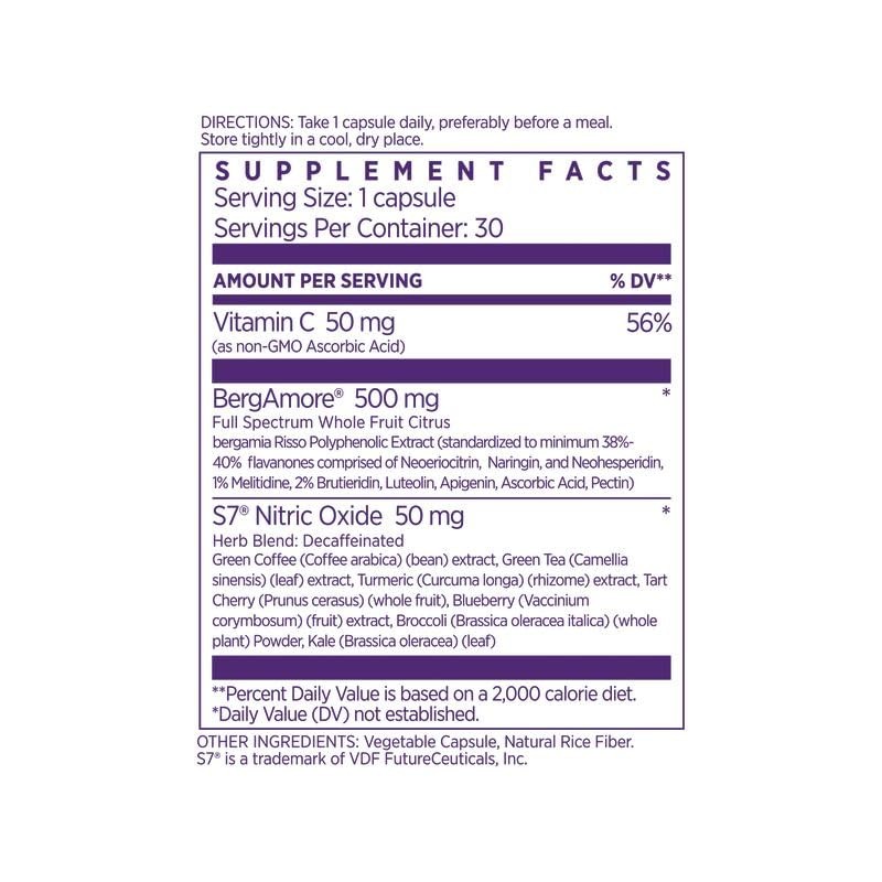 NAOMI Italian Citrus Bergamot Plus Nitric Oxide Boost, Award-Winning Cardiologist
