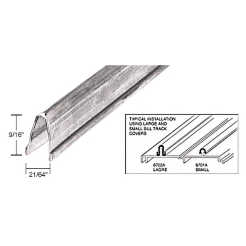 Truth Hardware Sliding Glass Patio Door Large Sill Track Cover