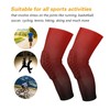 AMmao Dark Red Black Gradient Sports Knee Pads Youth Volleyball