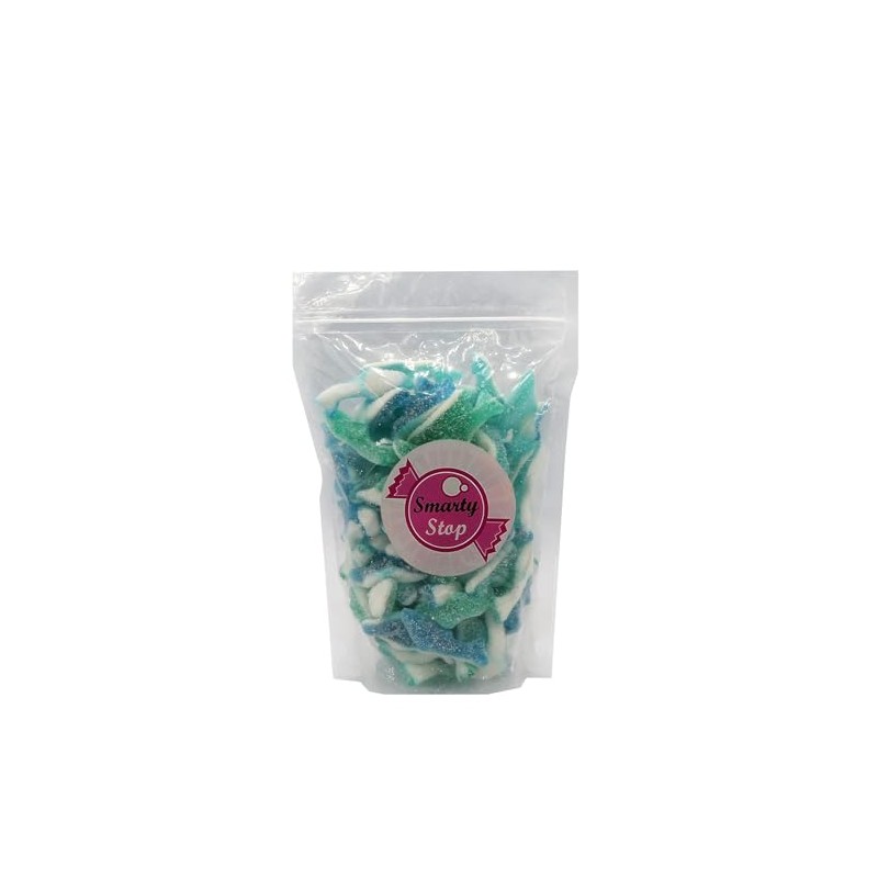 Smarty Stop Sour Blueberry Sharks Gummy Candy (1 Pound (Pack