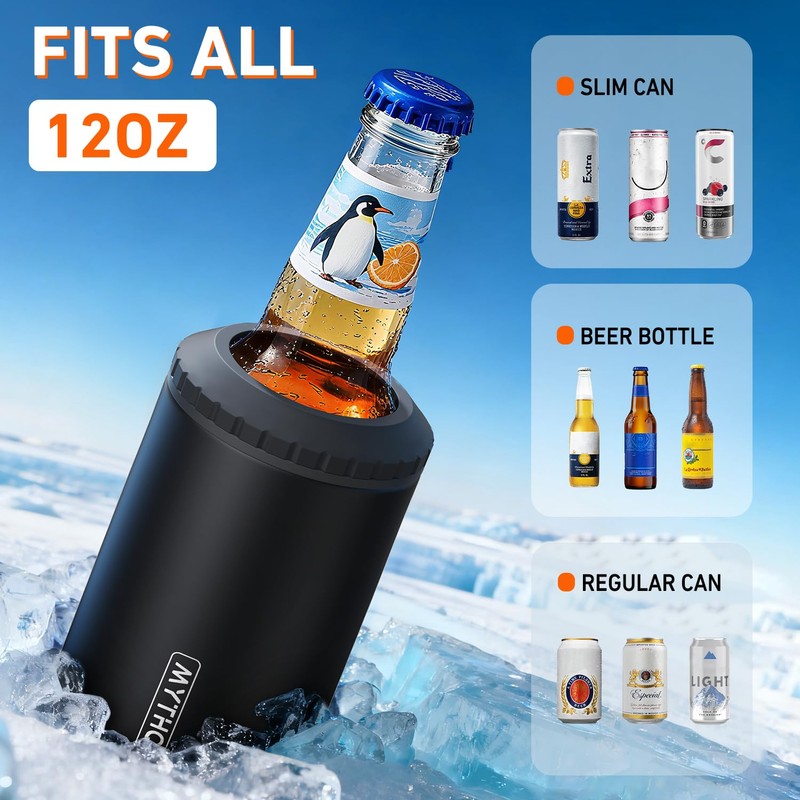 3 in 1 Slim Can Cooler for 12 OZ Skinny