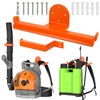 ZSLTLDU 1 Pack Backpack Blower Rack, Heavy Duty Anti-Scratch Leaf