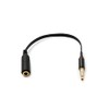 System-S Audio Cable 15 cm Stereo AUX Jack 3.5 mm