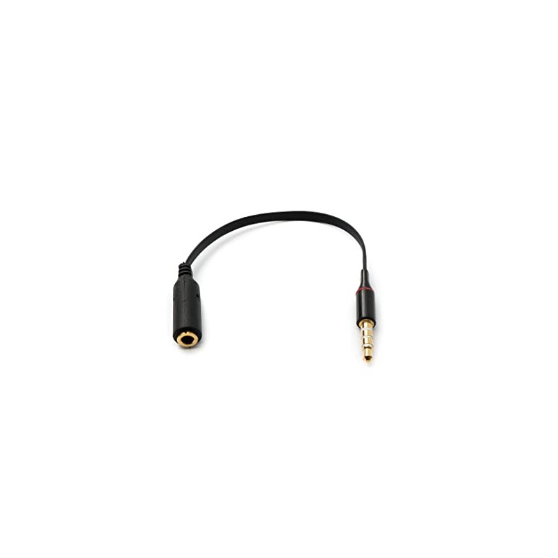 System-S Audio Cable 15 cm Stereo AUX Jack 3.5 mm
