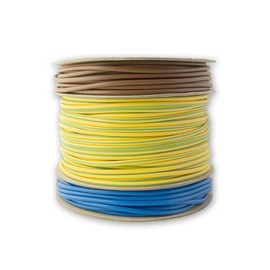 TEW 2mm Sleeving Multi Reel 60m x Green/Yellow, 20m x Brown, 20m x Blue - TEWSLD2M