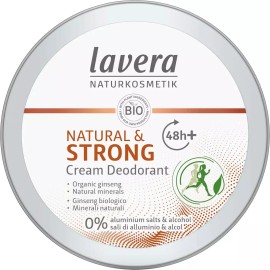 lavera 라베라 내추럴 앤 스트롱 데오 크림 48시간 진생 미네랄 1.7oz Lavera Natural & Strong Deo Cream 48Hr Long Lasting Mineral 1.7oz [Organic]