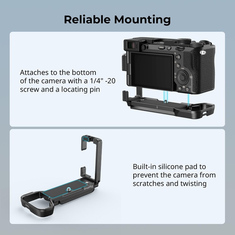 SMALLRIG A7C II A7CR L-Bracket, L-Angle for Sony Alpha 7C