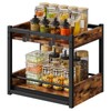 HOOBRO Kitchen Countertop Organizer, Corner Shelf Organizer, 2-Tier Spice Rack