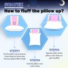 Shatex Extra Firm Pillow Standard Size 26 x 20 inch,