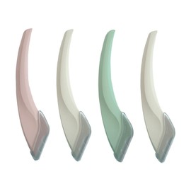 PACKOVE 2 Boxes Crescent Moon Eyebrow Trimmer Lightweight Stainless Steel Makeup Tool Compact Portable for Women Travel and Daily Eyebrow Grooming Random Color