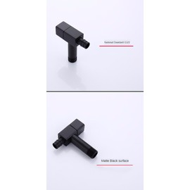 DUSJYOHRD Copper Gold Matte Black Wall Mounted Washing Machine Tap Mop Pool Tap Garden Outdoor Bathroom Water Faucet Kitchen Water Saving