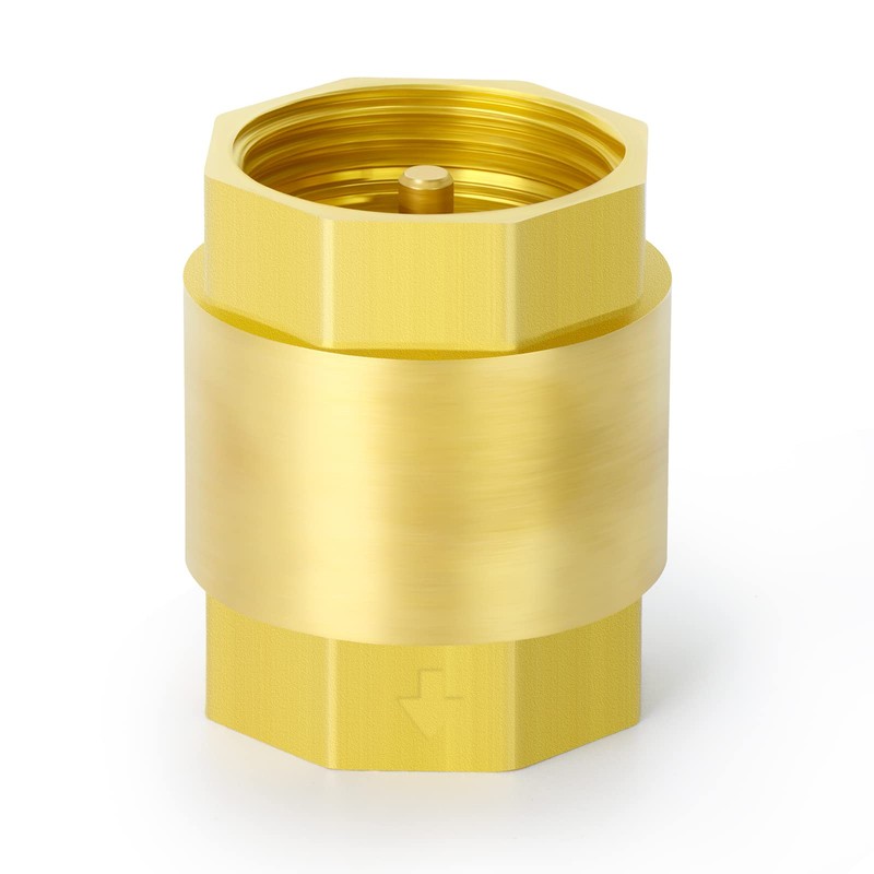 ERGAOBOY 2 Pcs One Way Brass Check Valve, 3/4" BSP