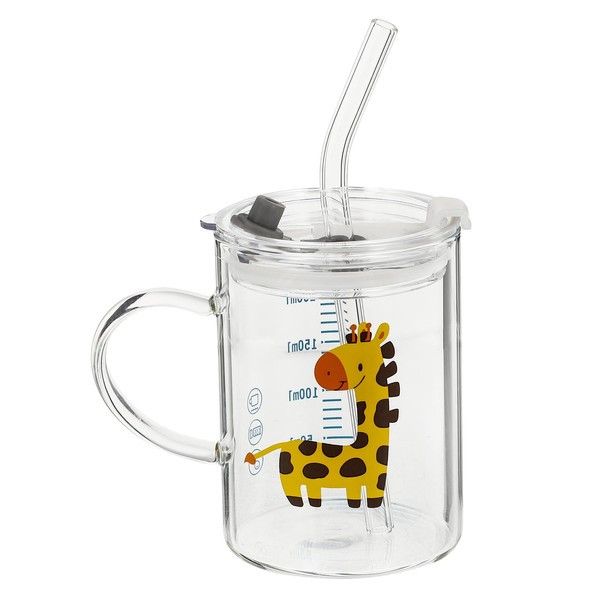 Healeved Kids Cups - 250ML Cups with Lids and Straws