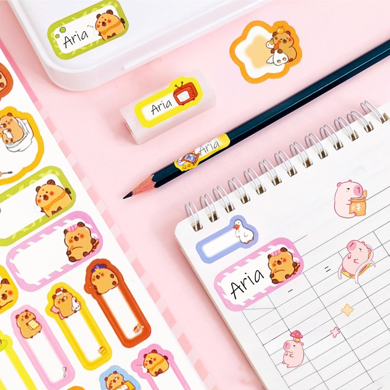 10 PCS Capybara Plastic Folders for Document, A4,Letter Size File