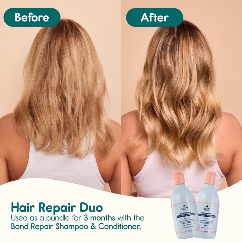 Nature Spell Bond Repair Conditioner, Protects & Repairs, Vegan, 300ml