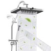Hibbent Upgraded 13'' Shower Head Combo, High Pressure 5-spray Rainfall