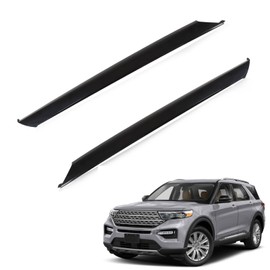 Windshield Trim Molding A-Pillar Kit Compatible with 2020-2025 Ford Explorer Left Driver Side and Right Passenger Side Replace# LB5Z-7803145-AA LB5Z-7803144-AA