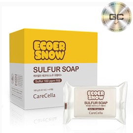 보담퓨어 Jikup Carecella Eco Snow Sulfur Soap (4 pieces)