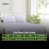 Egypto Easy Care Luxury Bedding Flat Sheets Double – Breathable