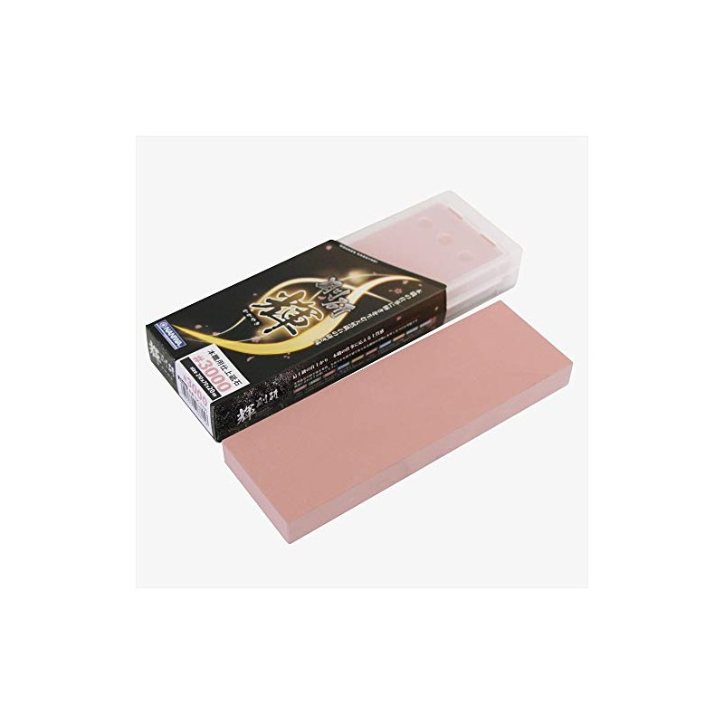 Naniwa NK-2230 Professional Whetstone Kagayaki #3000 Sharpener with Storage Case